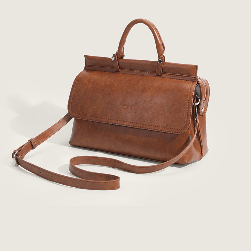 Mira - Textured Convertible Shoulder Tote