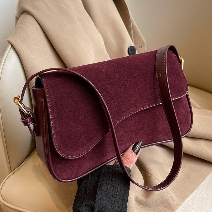 Yasmin - Matte Structured Shoulder Bag
