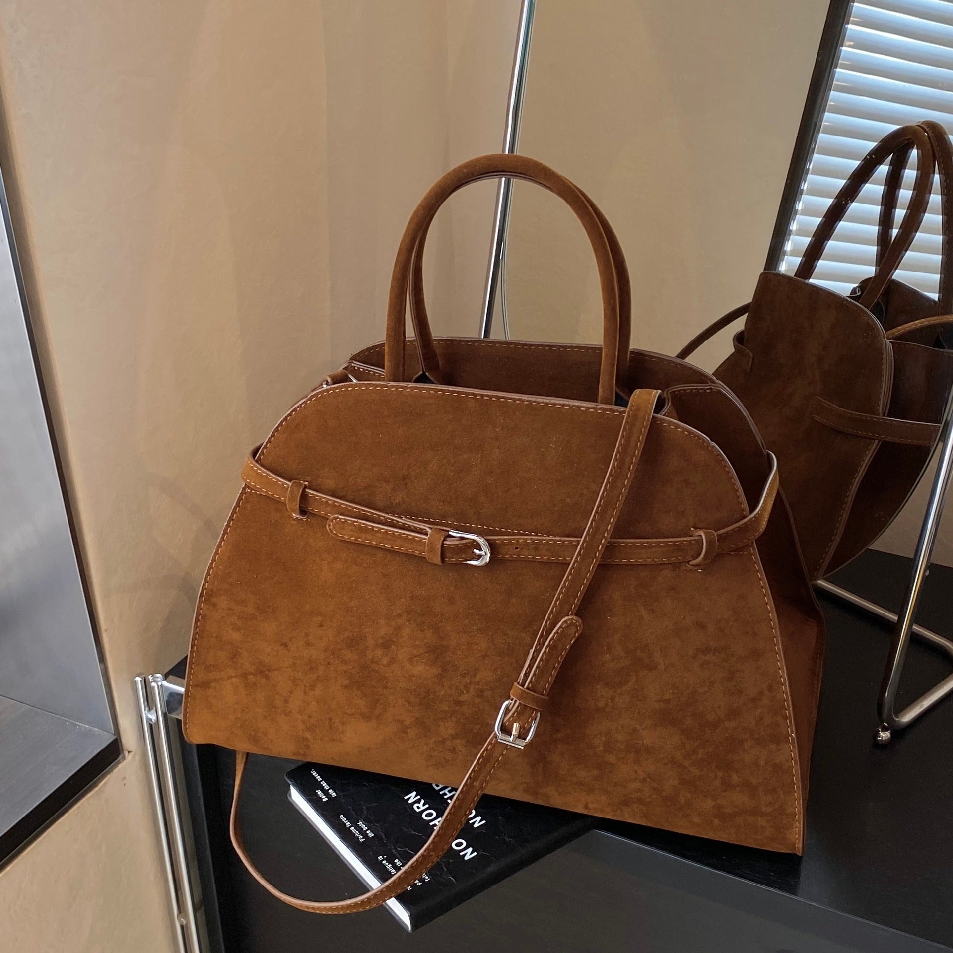 Nadia - Woven Commuter Tote Bag