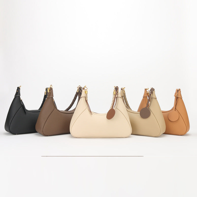 Mariam - Woven Genuine Leather Crossbody
