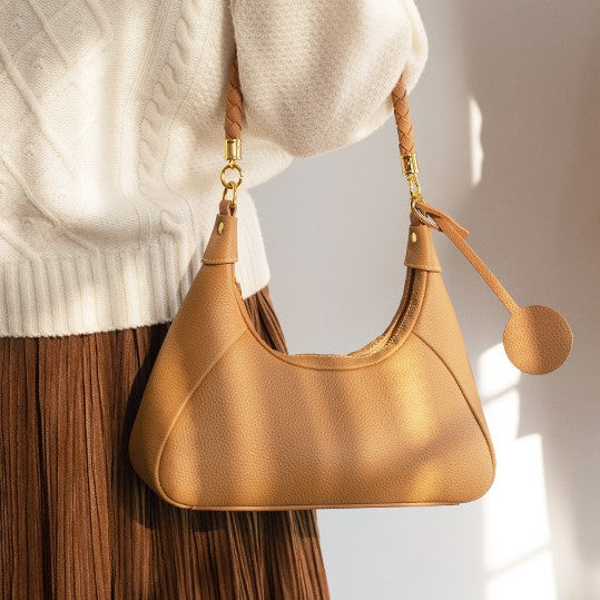 Mariam - Woven Genuine Leather Crossbody