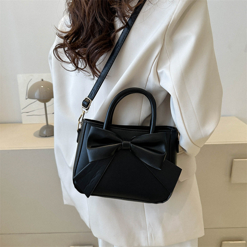 Ola - Bow-Trim Small Square Bag