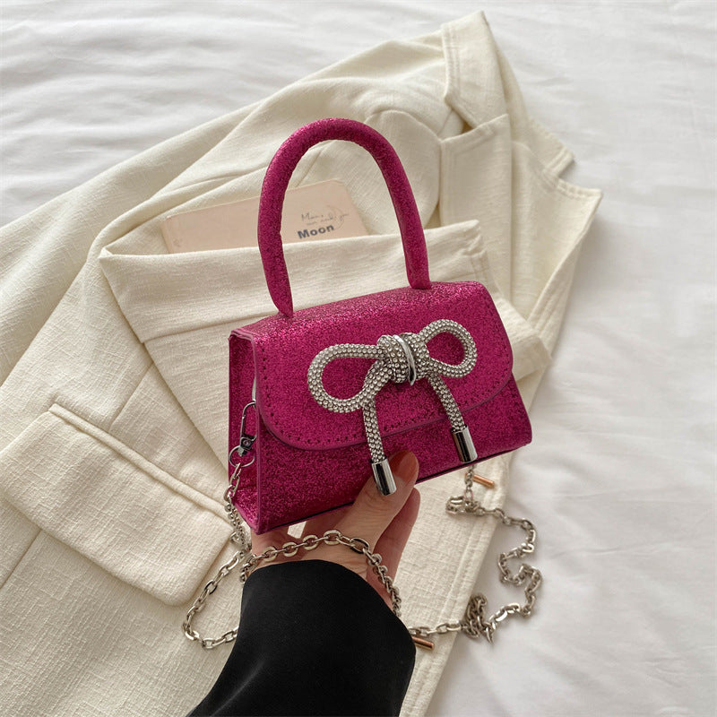 Lulu - Bow-Accent Crossbody Shoulder Bag