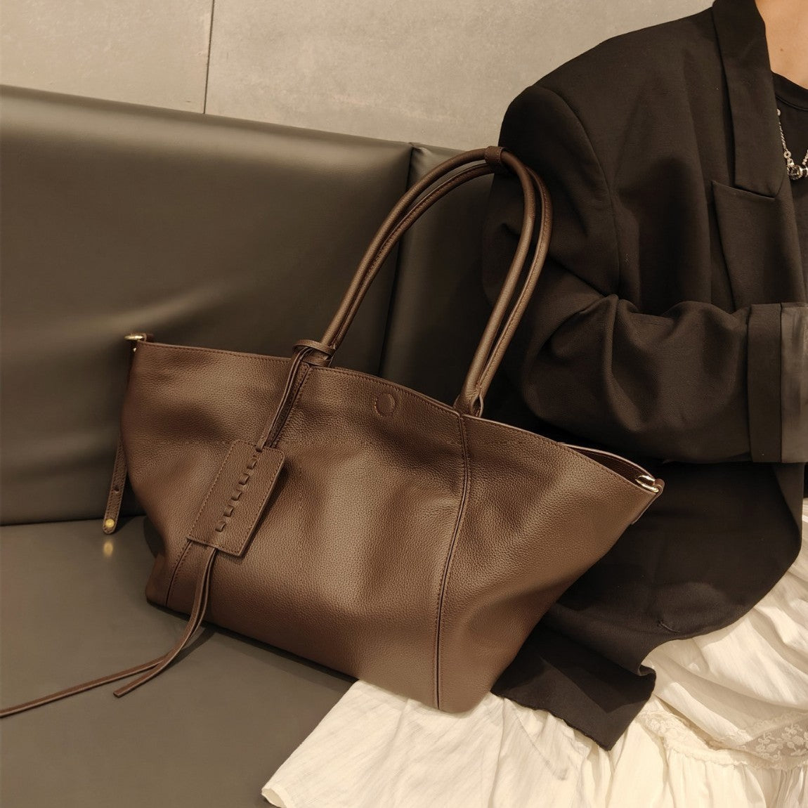 Hessa - Genuine Leather Crossbody Bag