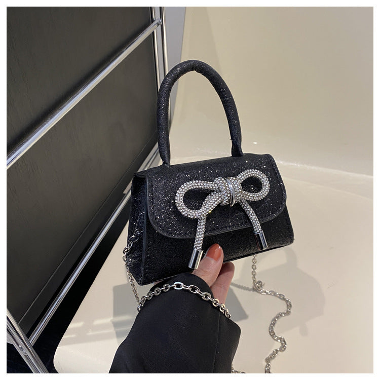 Lulu - Bow-Accent Crossbody Shoulder Bag