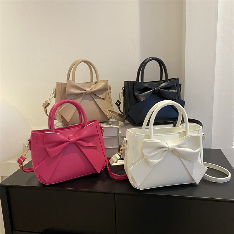 Ola - Bow-Trim Small Square Bag